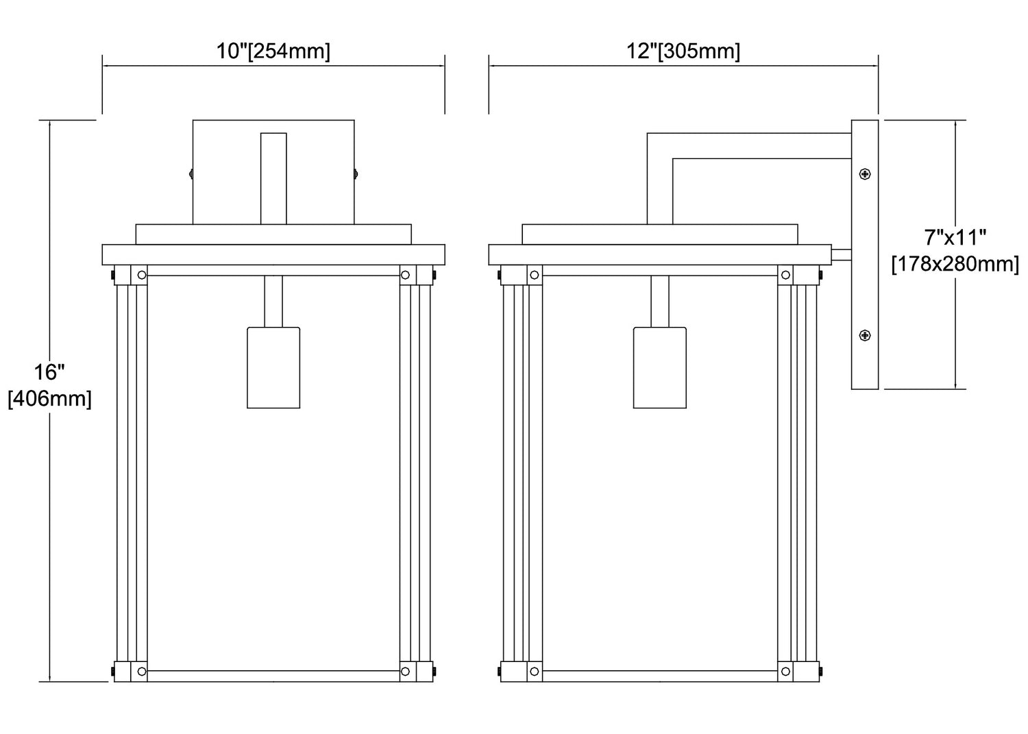 ELK Home - 46722/1 - One Light Outdoor Wall Sconce - Vincentown - Matte Black