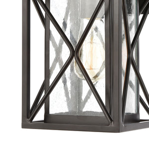 ELK Home - 46750/1 - One Light Outdoor Wall Sconce - Carriage Light - Matte Black