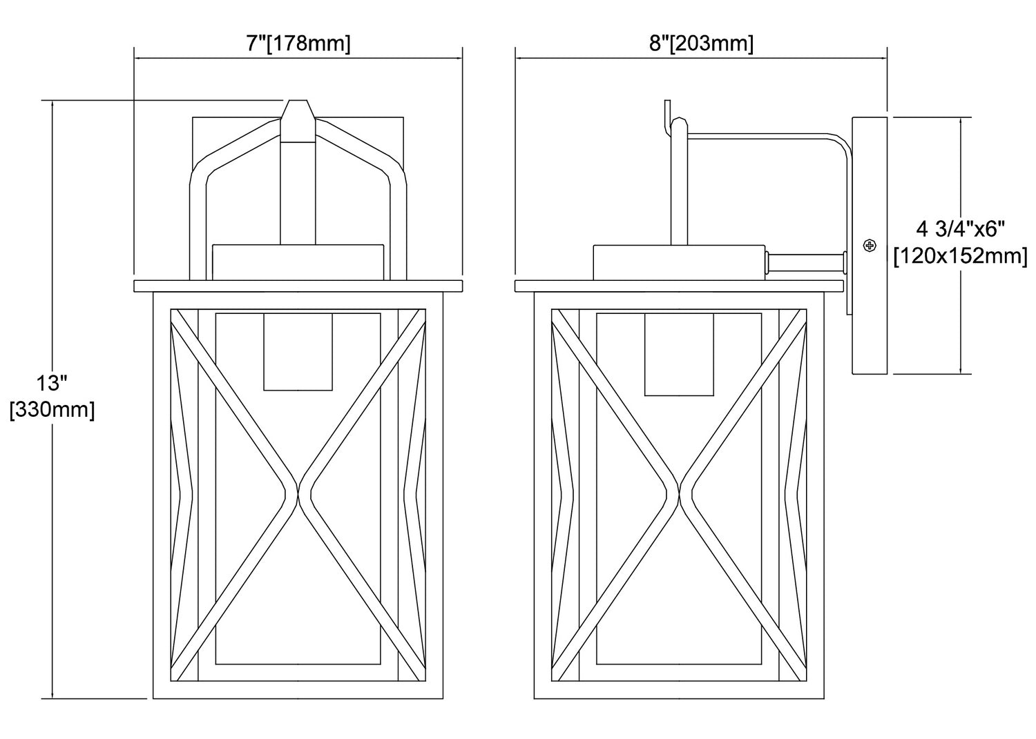 ELK Home - 46750/1 - One Light Outdoor Wall Sconce - Carriage Light - Matte Black