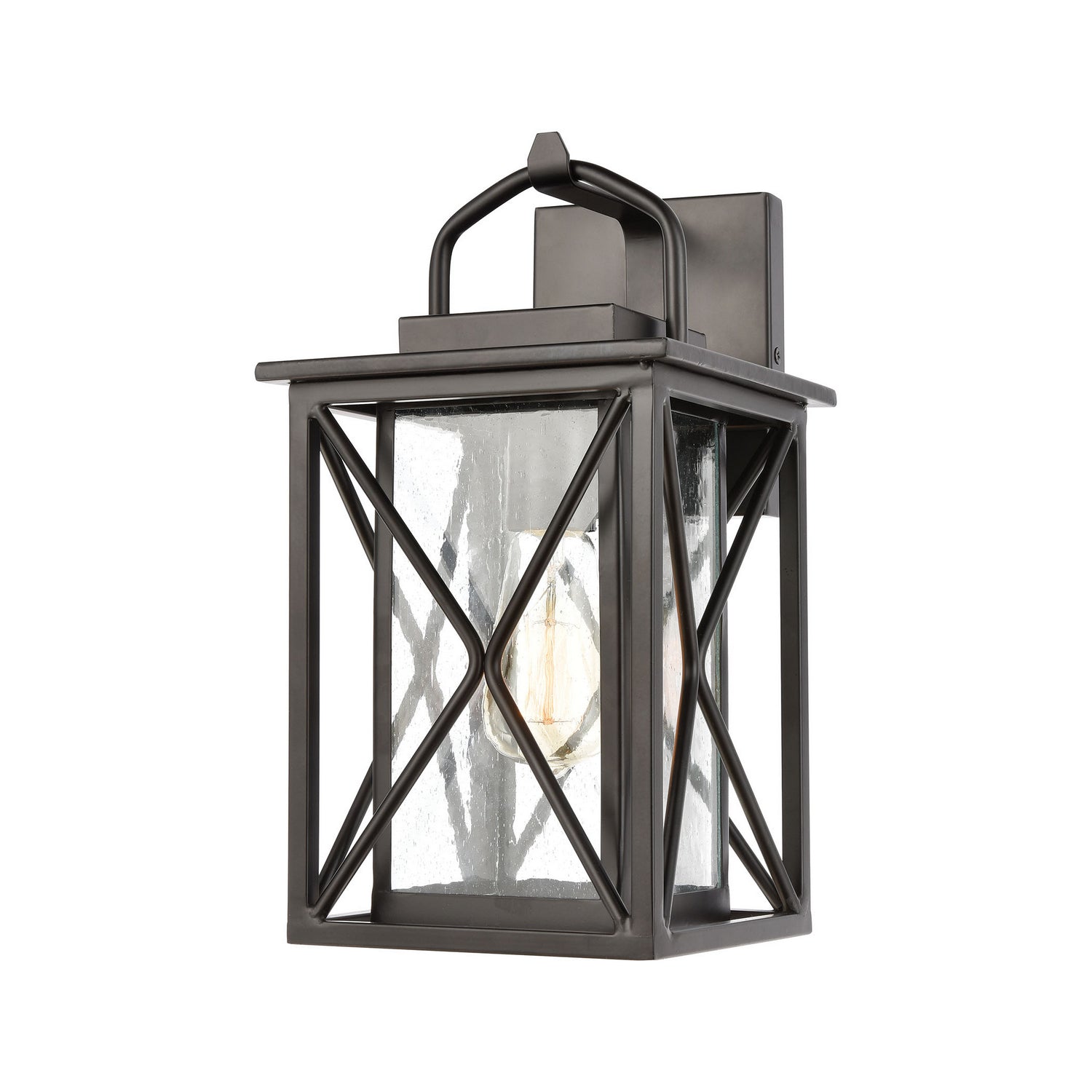 ELK Home - 46750/1 - One Light Outdoor Wall Sconce - Carriage Light - Matte Black