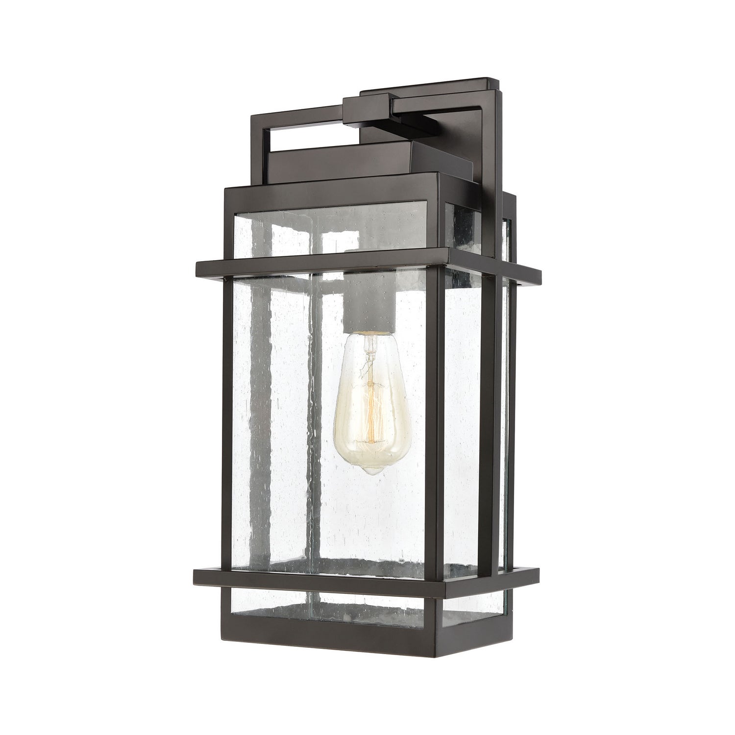 ELK Home - 46761/1 - One Light Outdoor Wall Sconce - Breckenridge - Matte Black