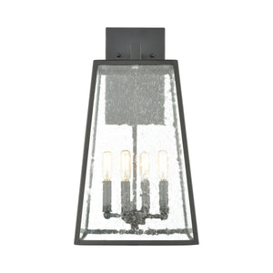 ELK Home - 47522/4 - Four Light Outdoor Wall Sconce - Meditterano - Matte Black