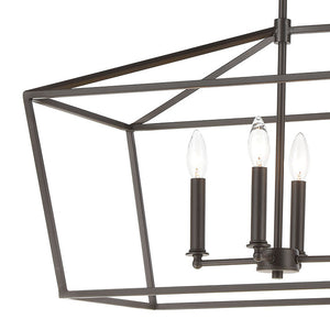 ELK Home - 57217/7 - Seven Light Linear Chandelier - Fairfax - Oil Rubbed Bronze