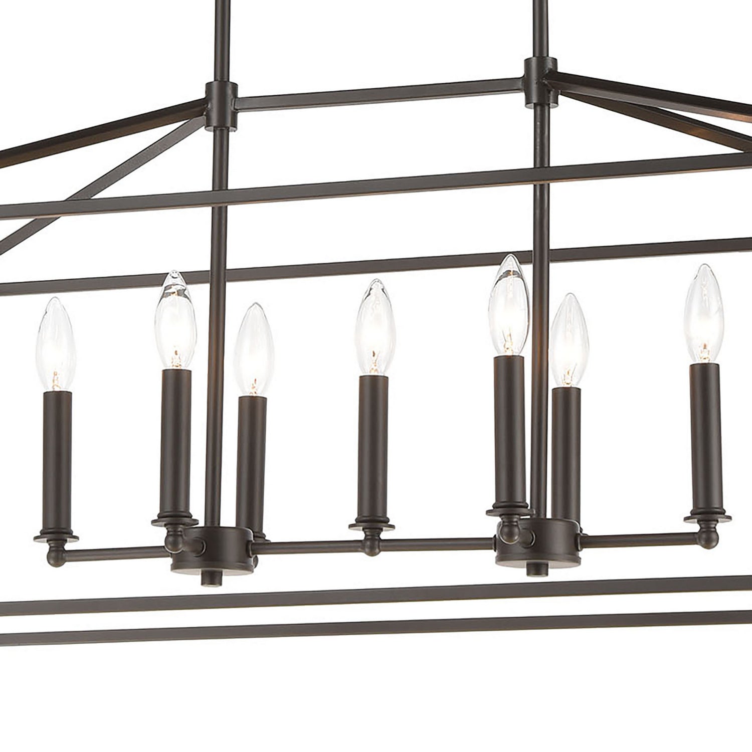 ELK Home - 57217/7 - Seven Light Linear Chandelier - Fairfax - Oil Rubbed Bronze