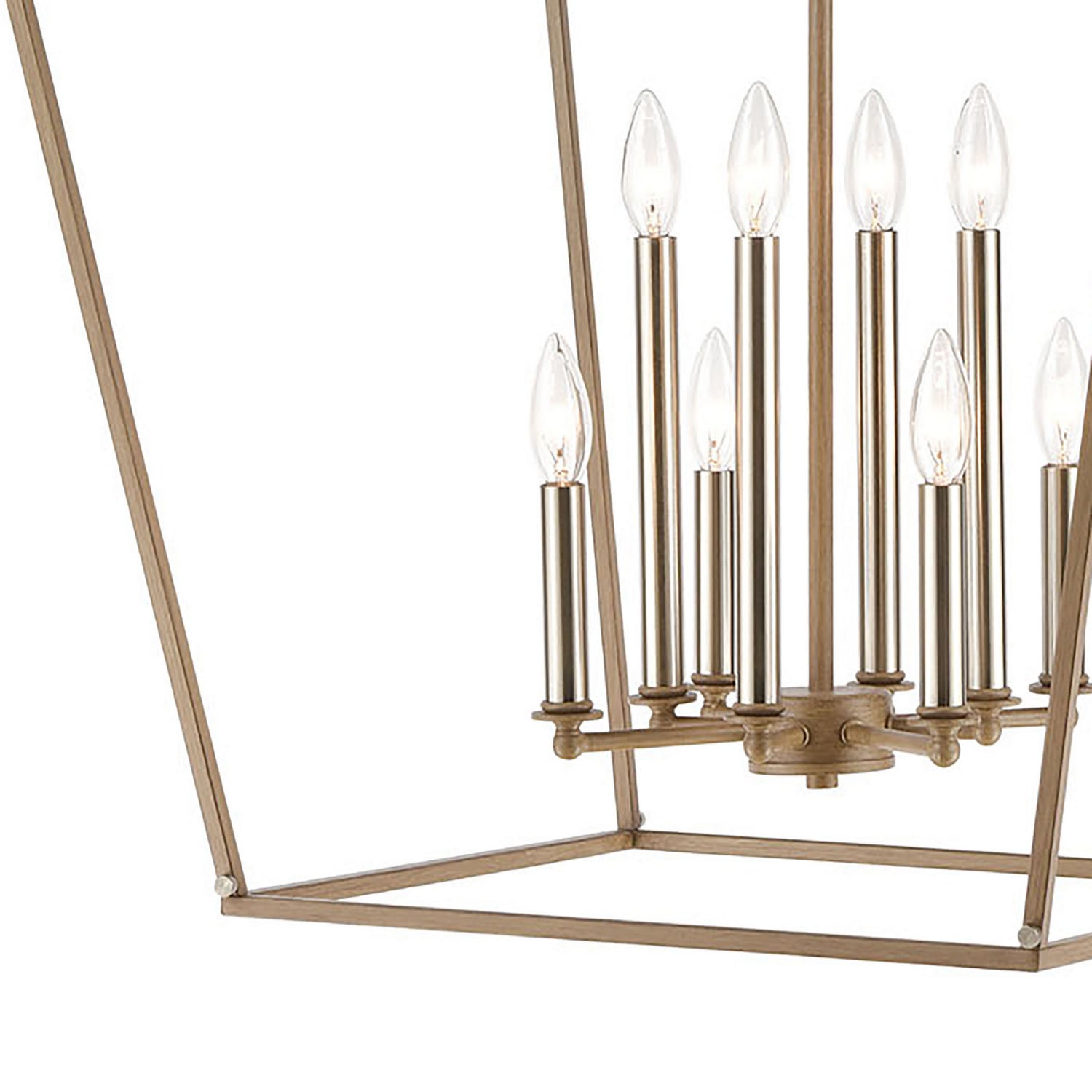 ELK Home - 57226/8 - Eight Light Chandelier - Fairfax - Light Wood