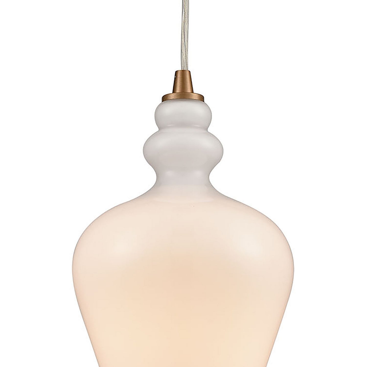 ELK Home - 60076-1 - One Light Mini Pendant - Menlow Park - Satin Brass