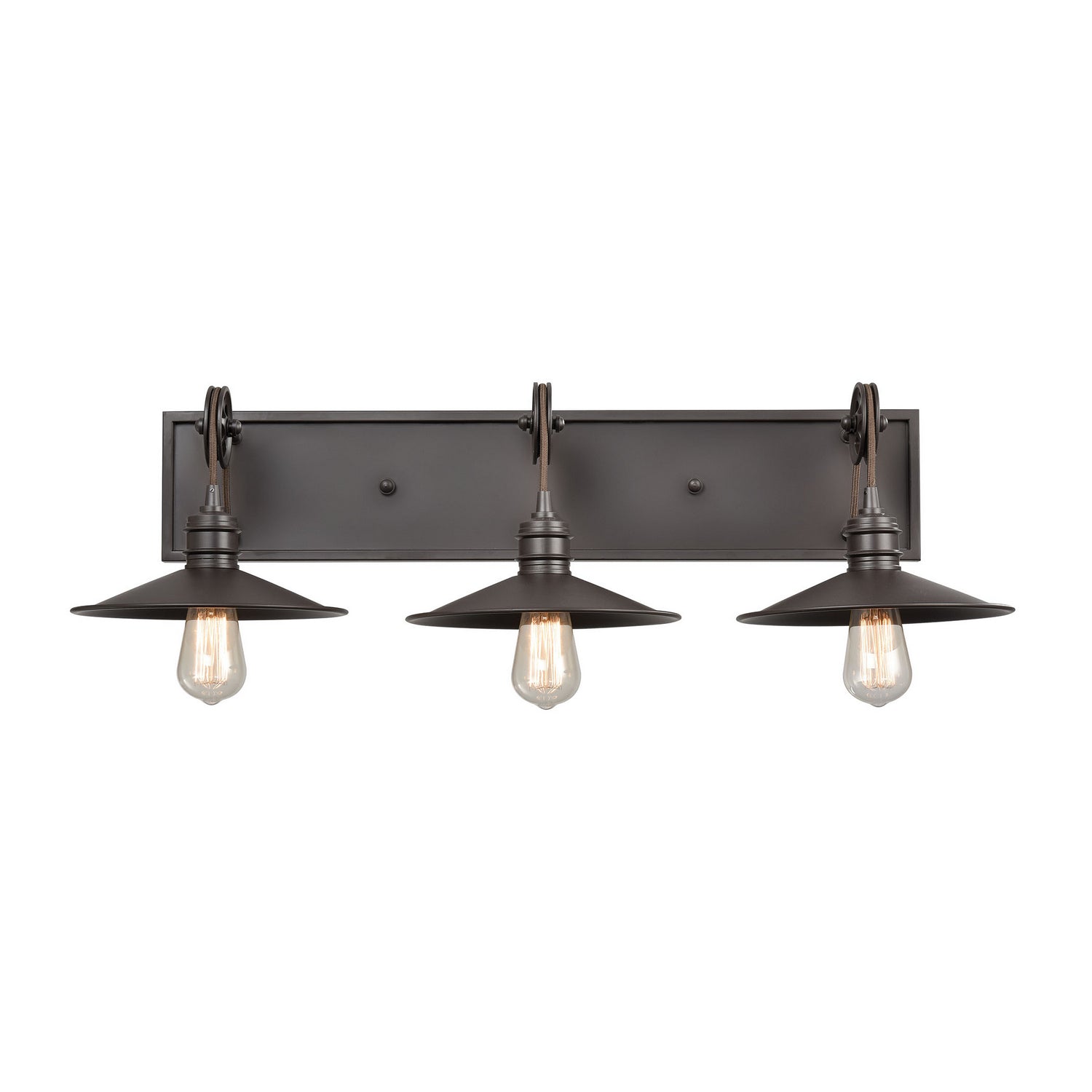 ELK Home - 69086/3 - Three Light Vanity - Spindle Wheel - Oil Rubbed Bronze