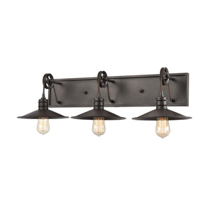 ELK Home - 69086/3 - Three Light Vanity - Spindle Wheel - Oil Rubbed Bronze