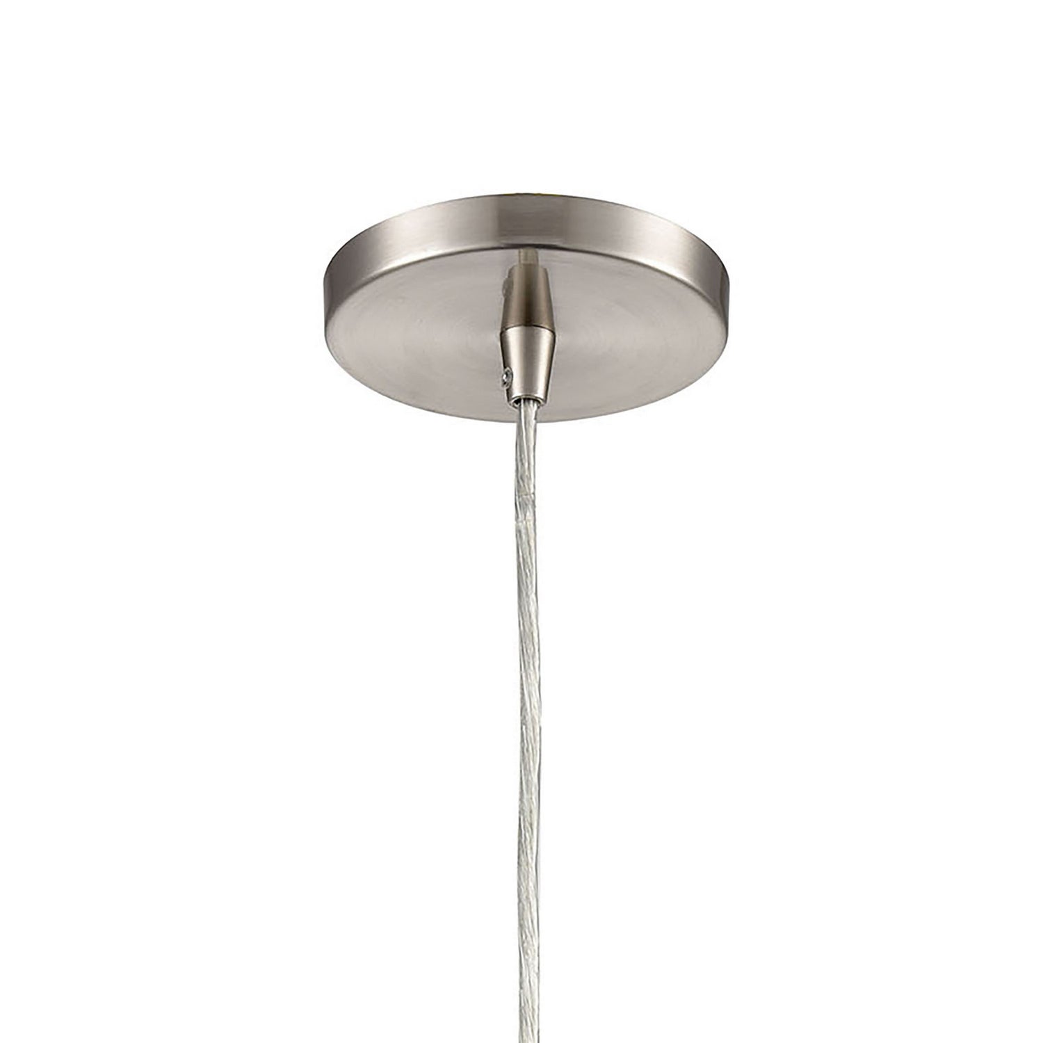 ELK Home - 85211/1 - One Light Mini Pendant - Turbulence - Satin Nickel