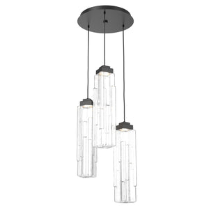 Hammerton Studio - CHB0056-03-MB-LC-C01-L1 - LED Pendant - Ledgestone - Matte Black