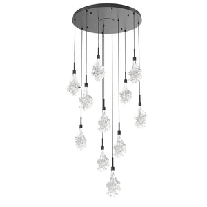 Hammerton Studio - CHB0059-11-MB-BC-C01-L1 - LED Pendant - Blossom - Matte Black