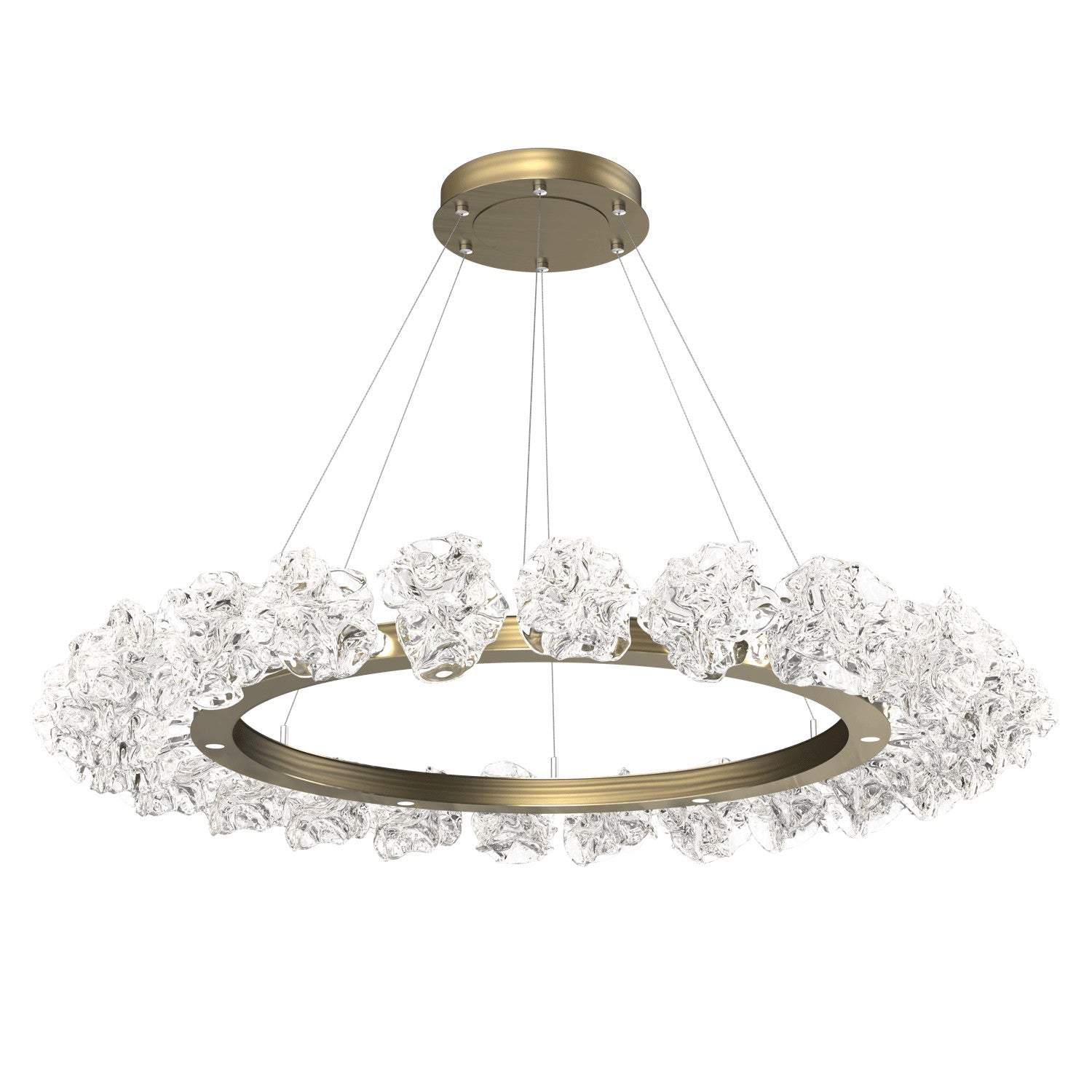 Hammerton Studio - CHB0059-50-HB-BC-CA1-L1 - LED Chandelier - Blossom - Heritage Brass