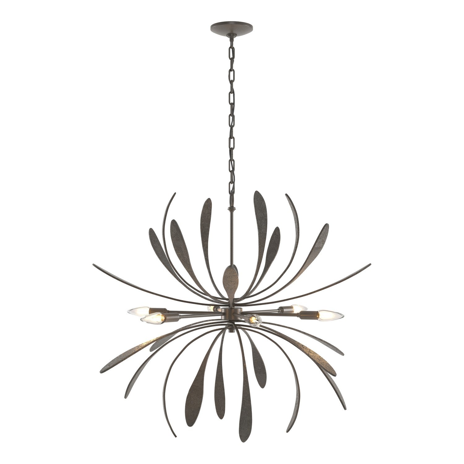 Hubbardton Forge - 104350-SKT-89 - Dahlia Chandelier - Dahlia - Ink