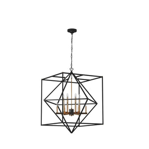 Artcraft - AC11202 - 12 Light Chandelier - Roxton - Matte Black & Harvest Brass