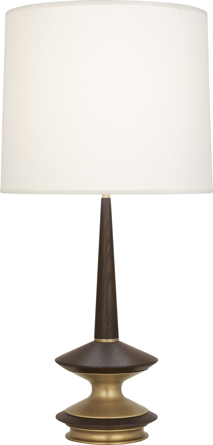 Robert Abbey - 1041 - One Light Table Lamp - Fletcher - Warm Brass w/Dark Walnut