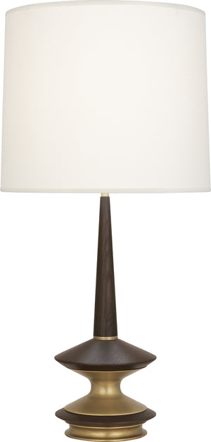 Robert Abbey - 1041 - One Light Table Lamp - Fletcher - Warm Brass w/Dark Walnut