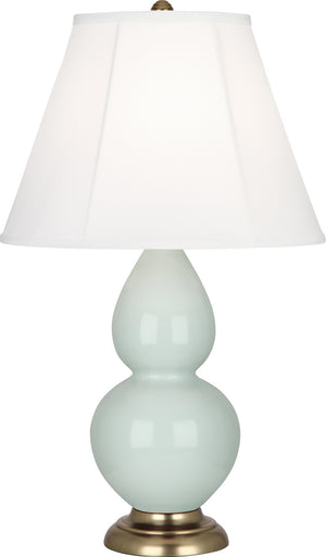 Robert Abbey - 1786 - One Light Accent Lamp - Small Double Gourd - Celadon Glazed Ceramic