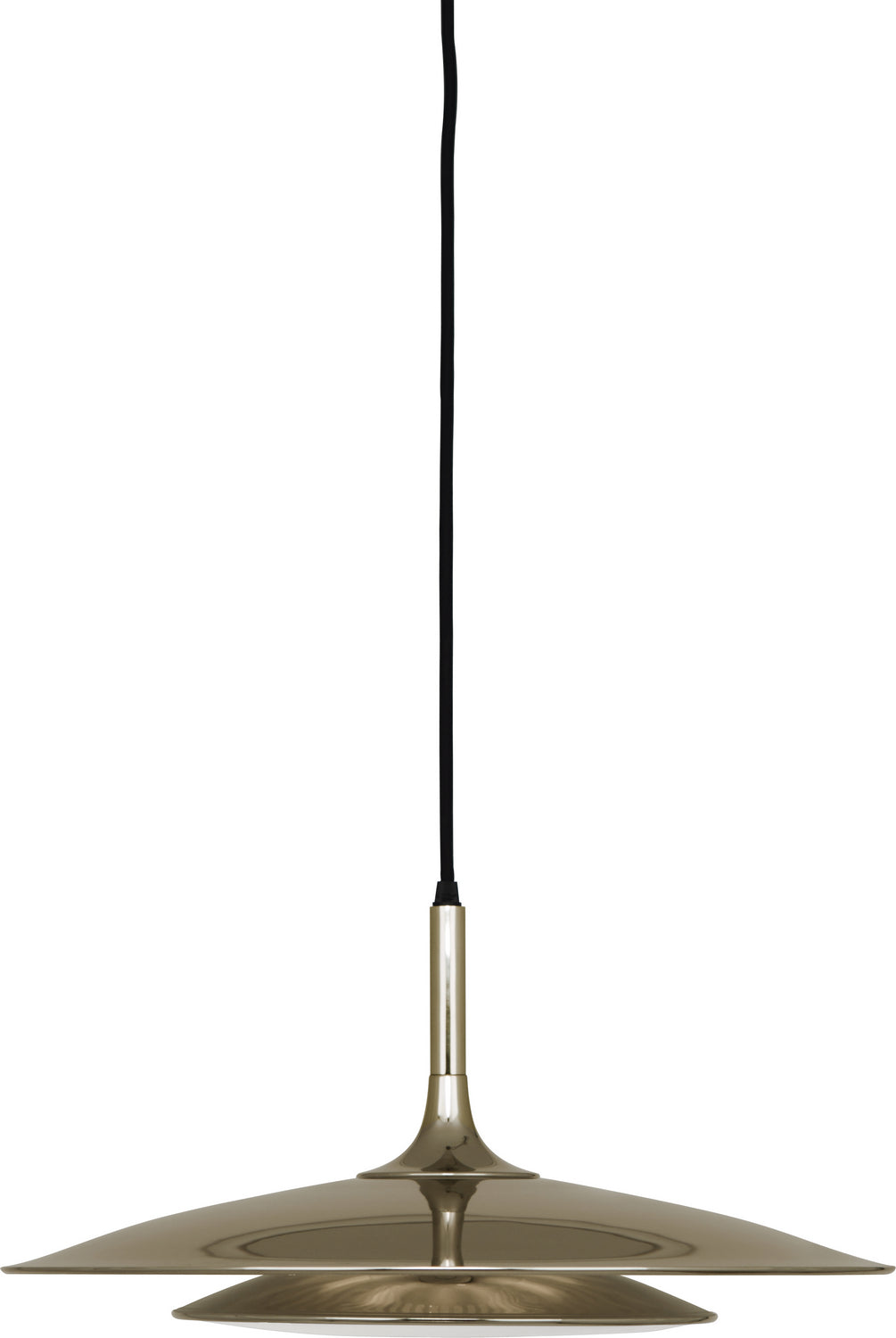 Robert Abbey - 3390 - Three Light Pendant - Axiom - Polished Gold