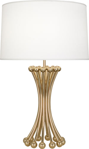 Robert Abbey - 475 - One Light Table Lamp - Jonathan Adler Biarritz - Polished Brass