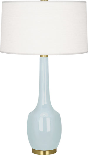 Robert Abbey - BB701 - One Light Table Lamp - Delilah - Baby Blue Glazed Ceramic