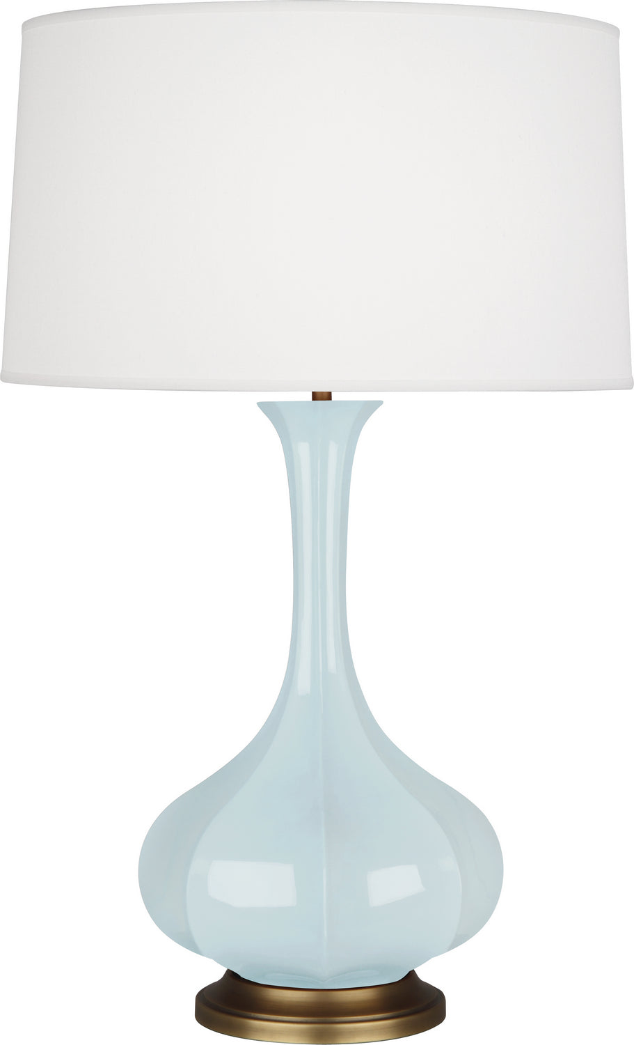 Robert Abbey - BB994 - One Light Table Lamp - Pike - Baby Blue Glazed Ceramic