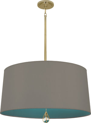 Robert Abbey - BN331 - Three Light Pendant - Williamsburg Custis - Modern Brass