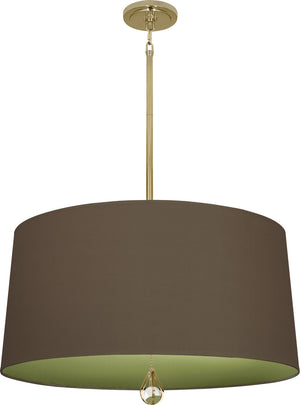 Robert Abbey - BN333 - Three Light Pendant - Williamsburg Custis - Modern Brass