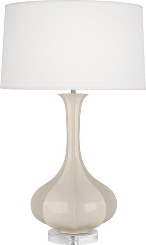 Robert Abbey - BN996 - One Light Table Lamp - Pike - Bone Glazed Ceramic