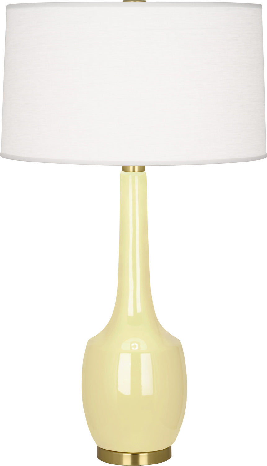 Robert Abbey - BT701 - One Light Table Lamp - Delilah - Butter Glazed Ceramic