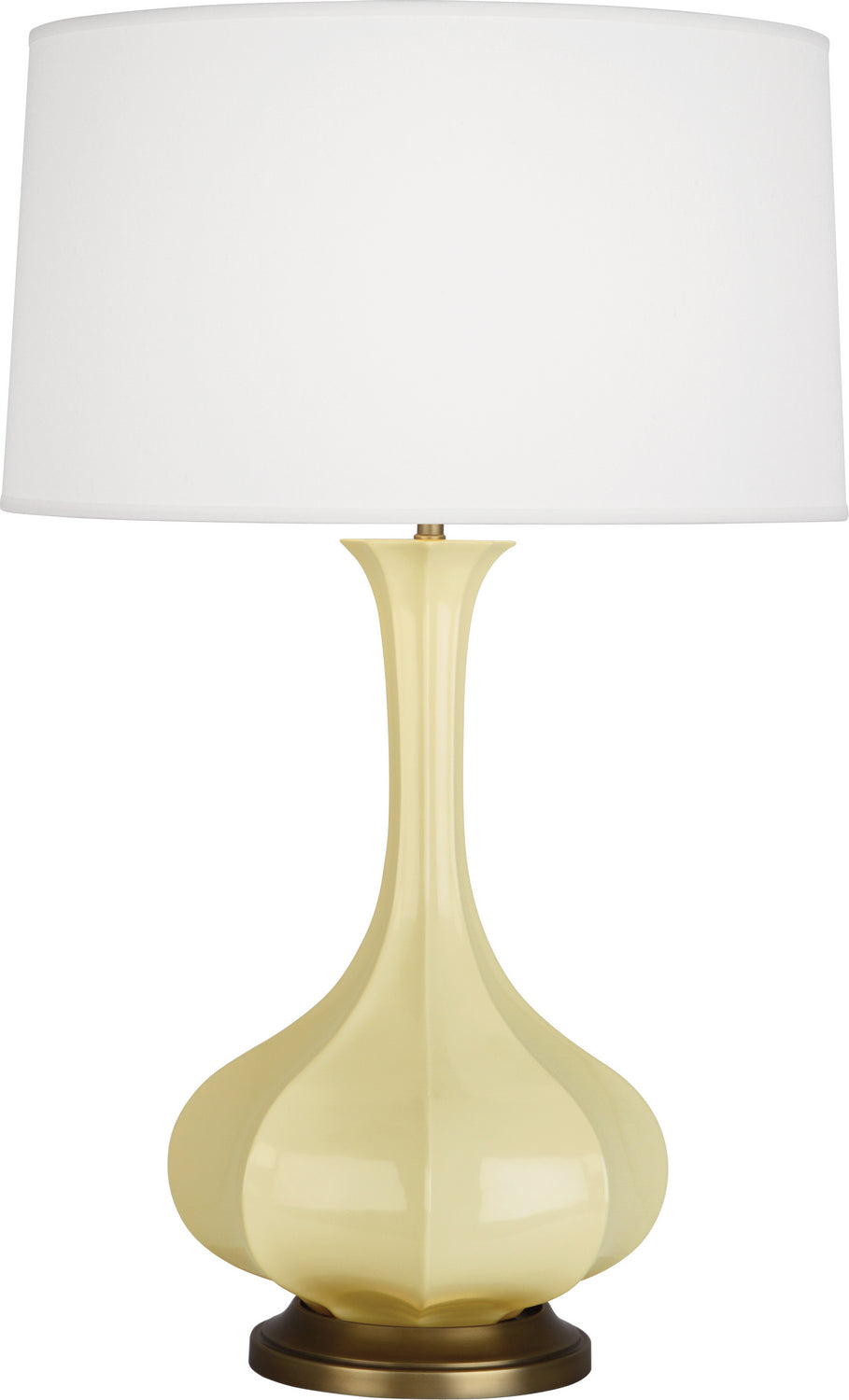 Robert Abbey - BT994 - One Light Table Lamp - Pike - Butter Glazed Ceramic