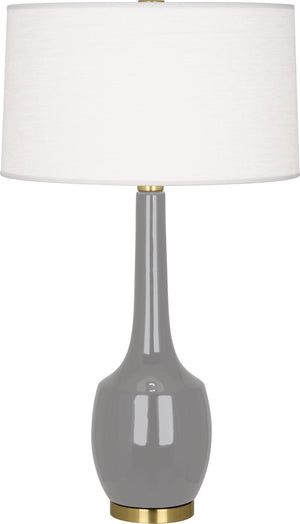 Robert Abbey - ST701 - One Light Table Lamp - Delilah - Smokey Taupe Glazed Ceramic