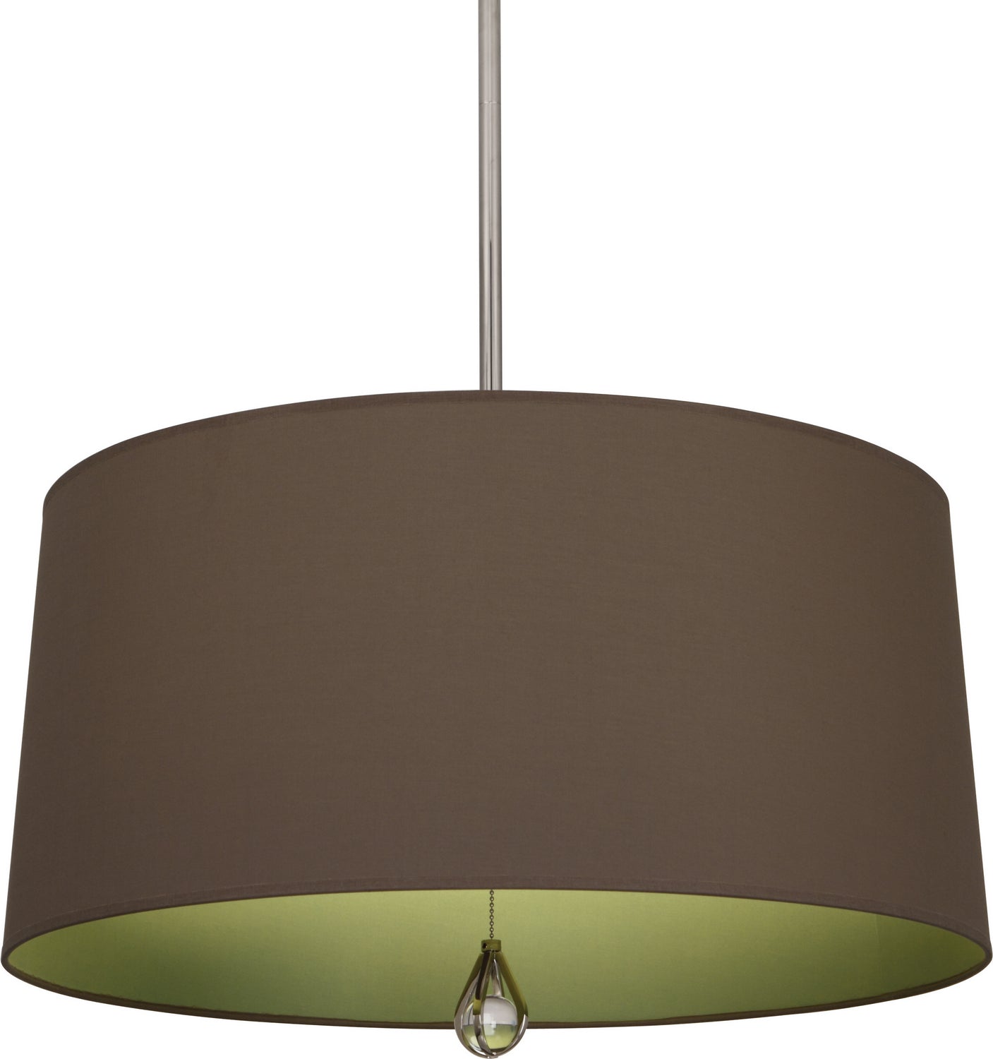 Robert Abbey - WB333 - Three Light Pendant - Williamsburg Custis - Polished Nickel