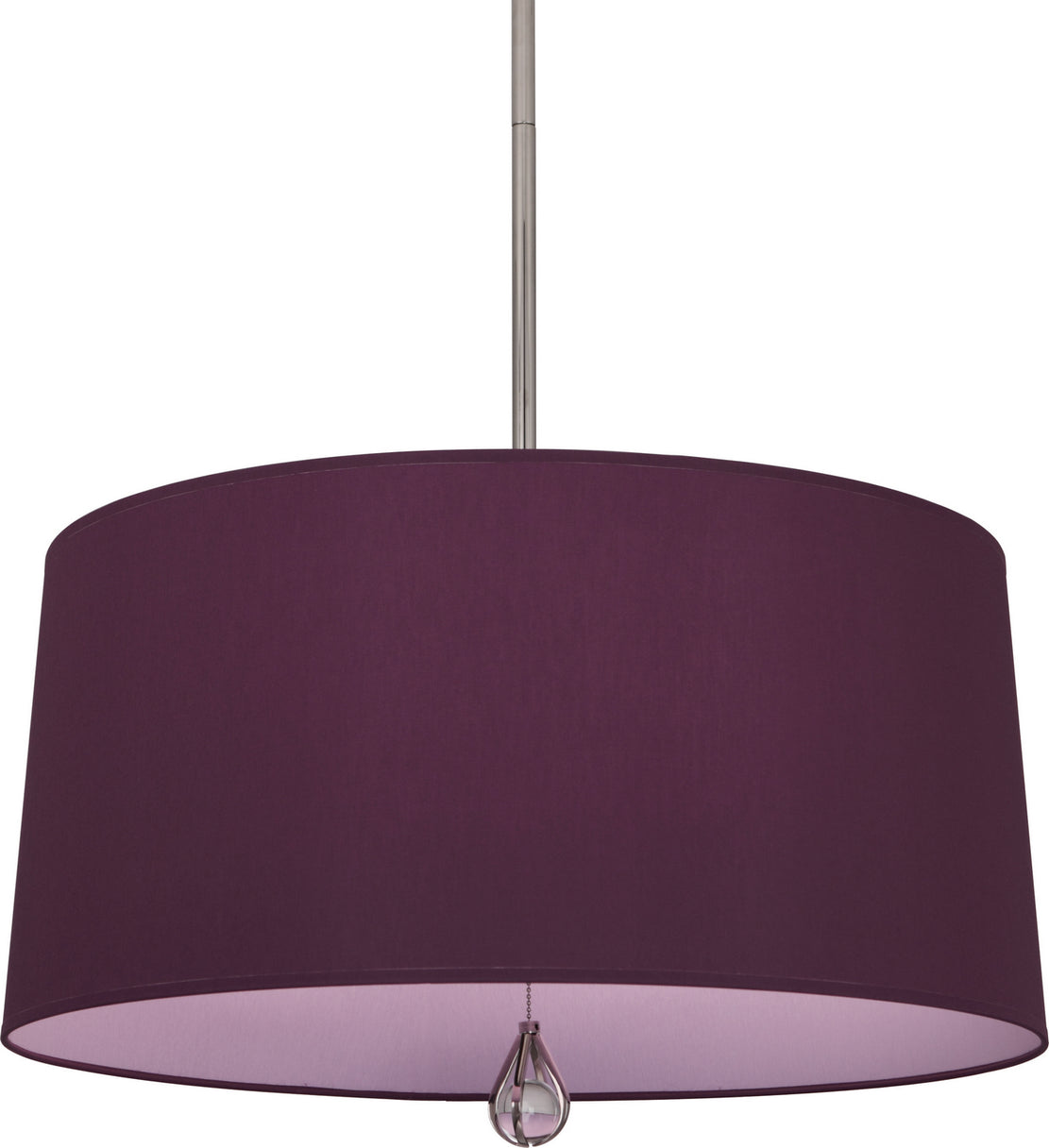 Robert Abbey - WB334 - Three Light Pendant - Williamsburg Custis - Polished Nickel