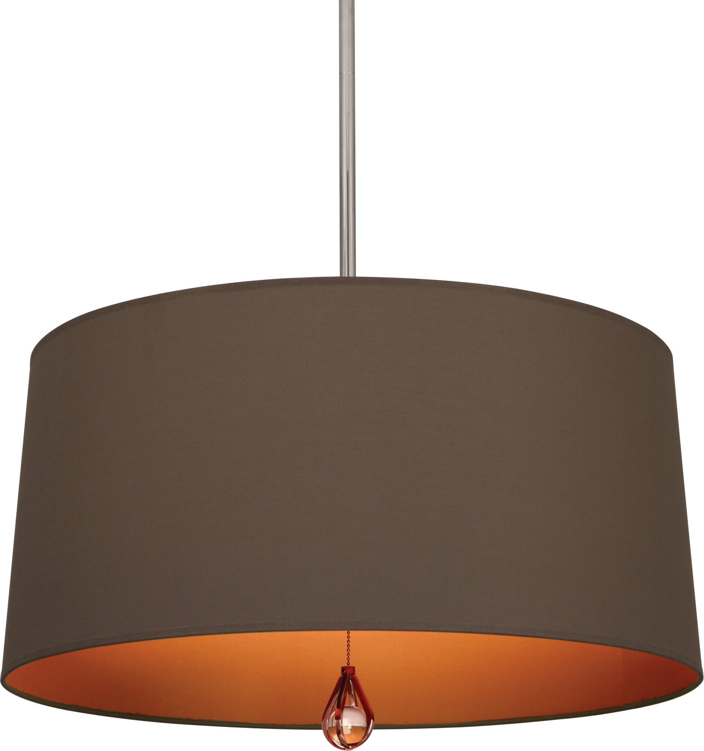 Robert Abbey - WB336 - Three Light Pendant - Williamsburg Custis - Polished Nickel