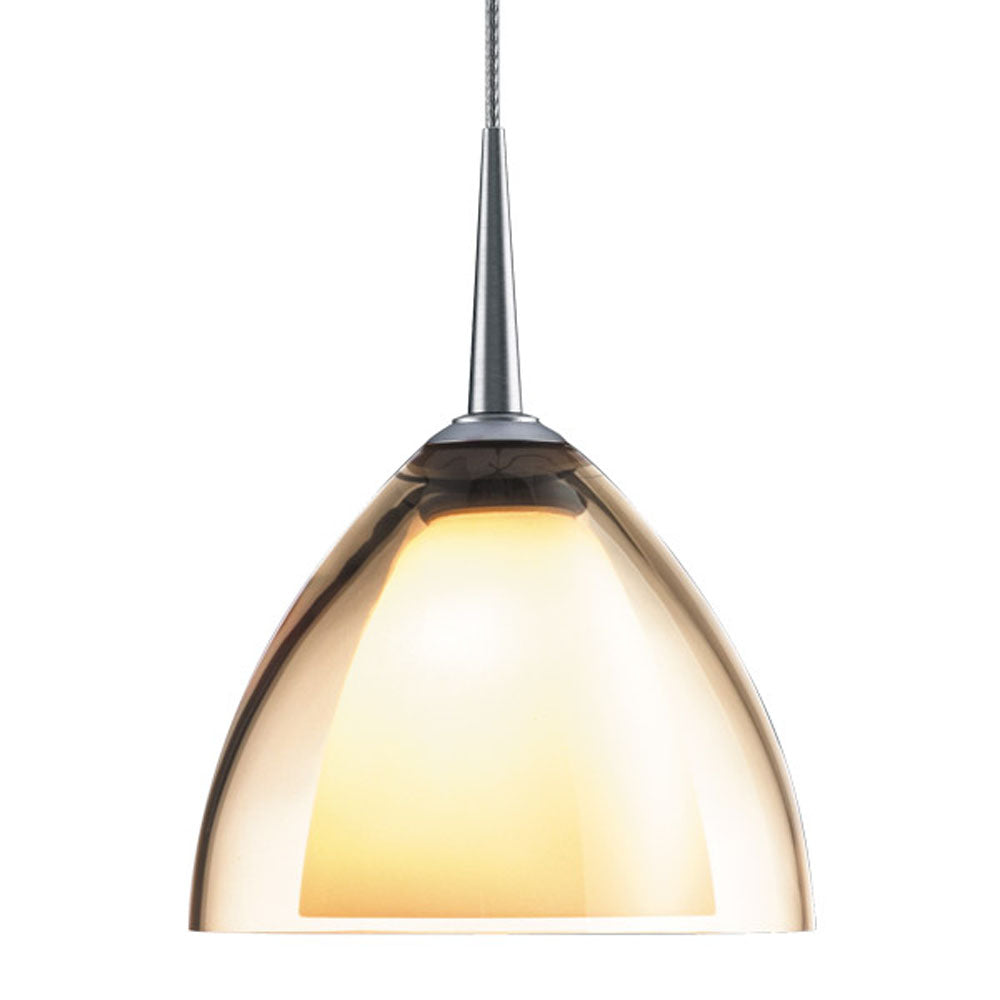 Bruck Lighting - 320726mc/MP - One Light Pendant - Rainbow - Matte Chrome