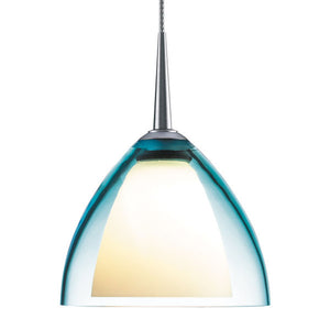 Bruck Lighting - 320728mc/MP - One Light Pendant - Rainbow - Matte Chrome