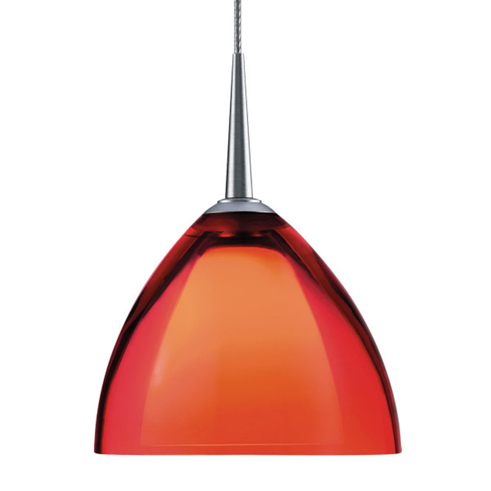 Bruck Lighting - 320729mc/MP - One Light Pendant - Rainbow - Matte Chrome