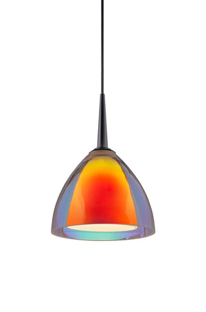 Bruck Lighting - 320919bz/MP - One Light Pendant - Rainbow - Bronze