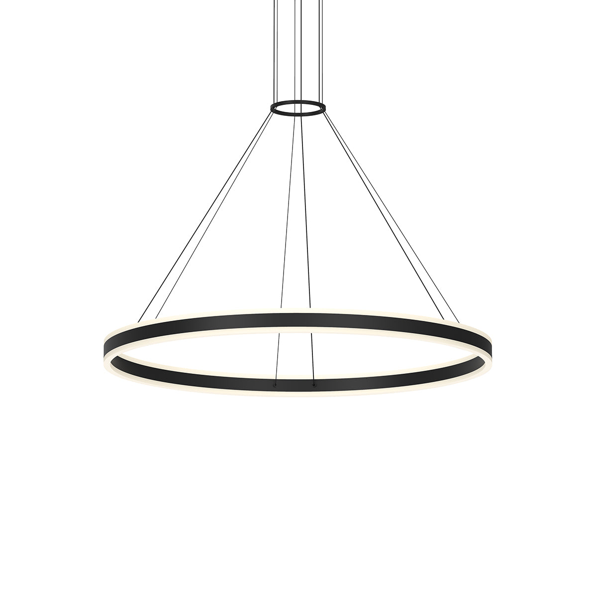 Sonneman - 2307.25 - LED Pendant - Double Corona - Satin Black