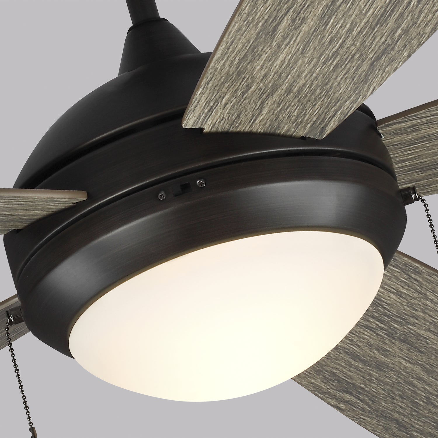 Generation Lighting - 5DIC52AGPD-V1 - 52" Ceiling Fan - Discus - Aged Pewter