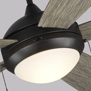 Generation Lighting - 5DIC52AGPD-V1 - 52" Ceiling Fan - Discus - Aged Pewter