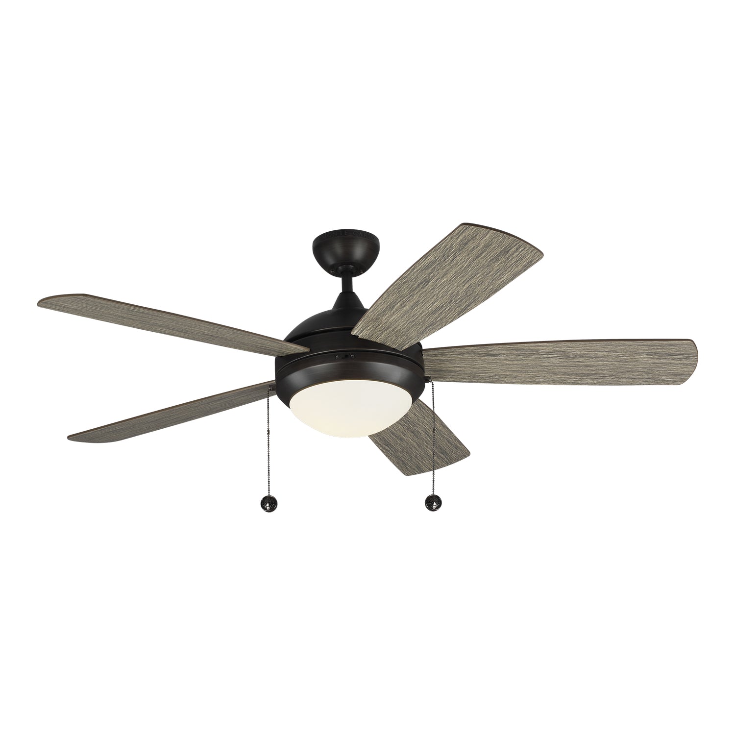 Generation Lighting. - 5DIC52AGPD-V1 - 52"Ceiling Fan - Discus - Aged Pewter