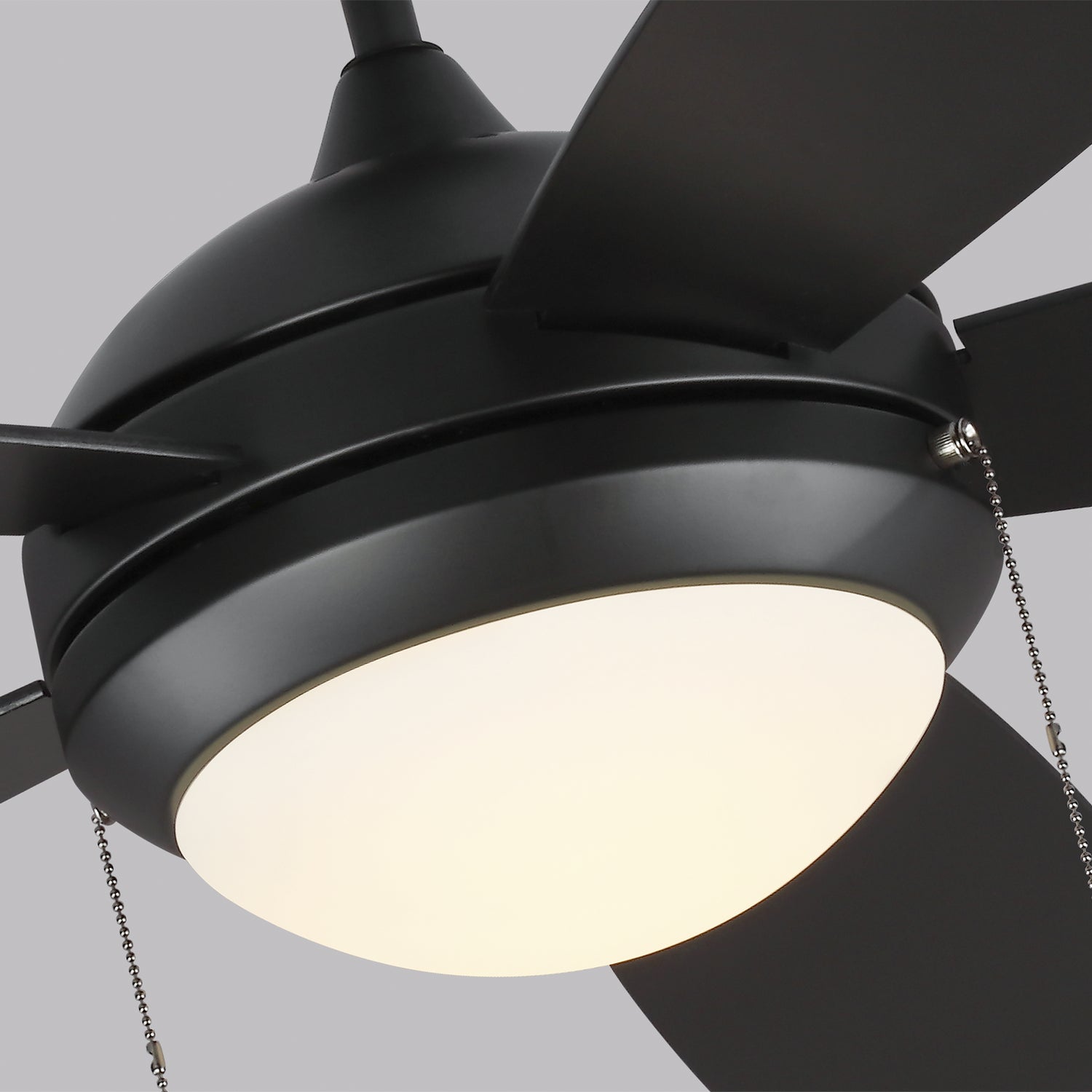 Generation Lighting - 5DIC52BKD-V1 - 52" Ceiling Fan - Discus - Matte Black