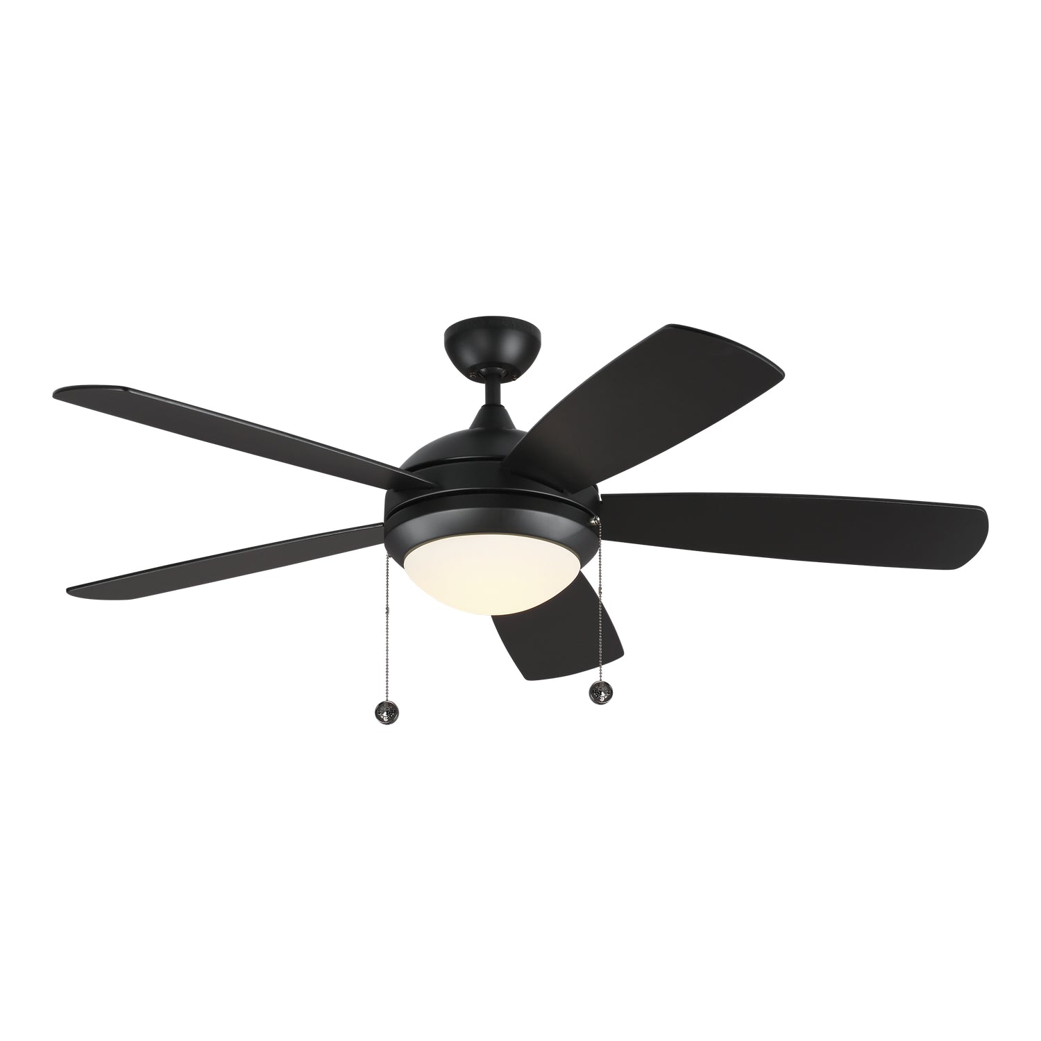 Generation Lighting. - 5DIC52BKD-V1 - 52"Ceiling Fan - Discus - Matte Black