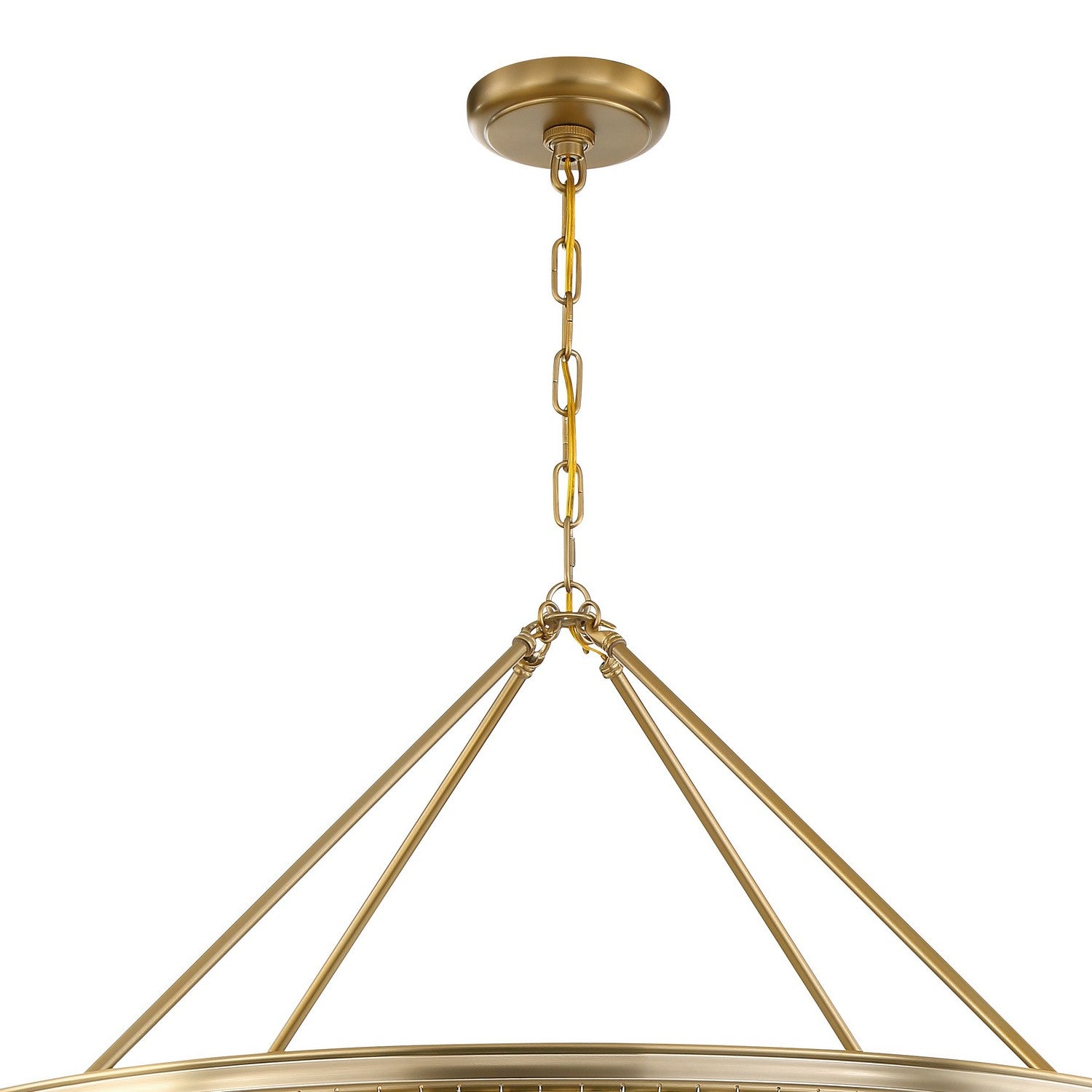 Crystorama - 278-VG - Eight Light Chandelier - Calypso - Vibrant Gold