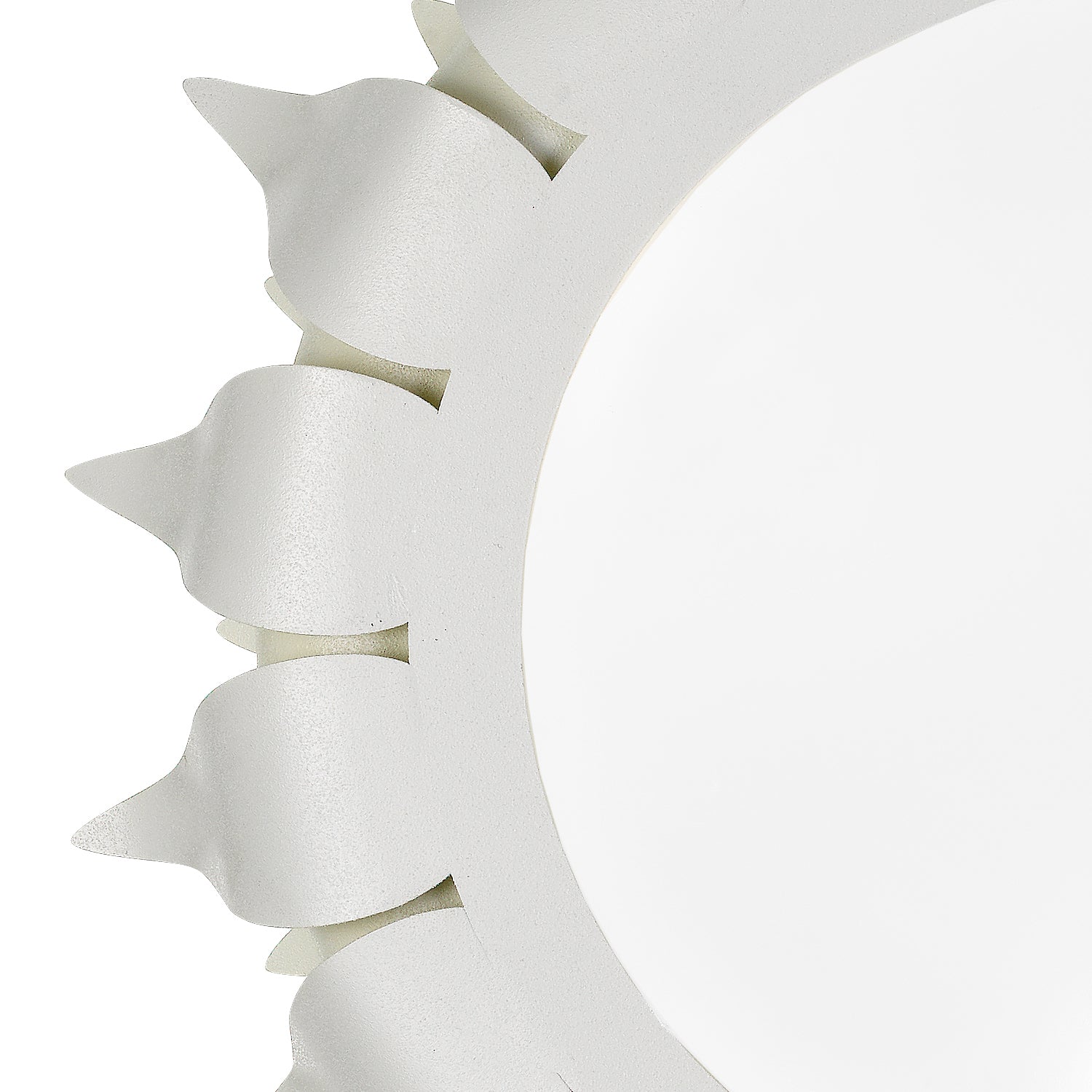 Crystorama - 510-MT - Three Light Flush Mount - Broche - Matte White