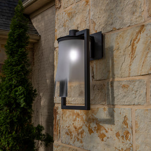 Norwell Lighting - 1196-MB-FR - One Light Outdoor Wall Mount - Drape - Matte Black