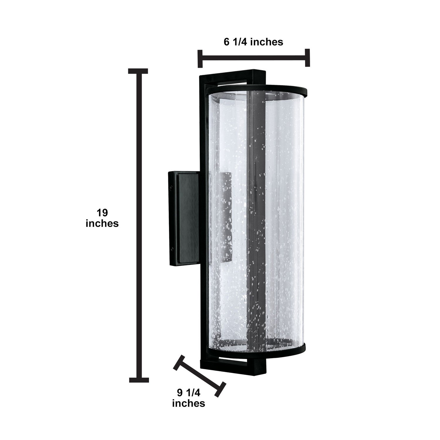 Norwell Lighting - 1230-MB-SE - LED Outdoor Wall Mount - Candela - Matte Black