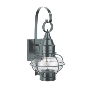 Norwell Lighting - 1513-GM-CL - One Light Wall Mount - Classic Onion - Gun Metal With Clear Glass