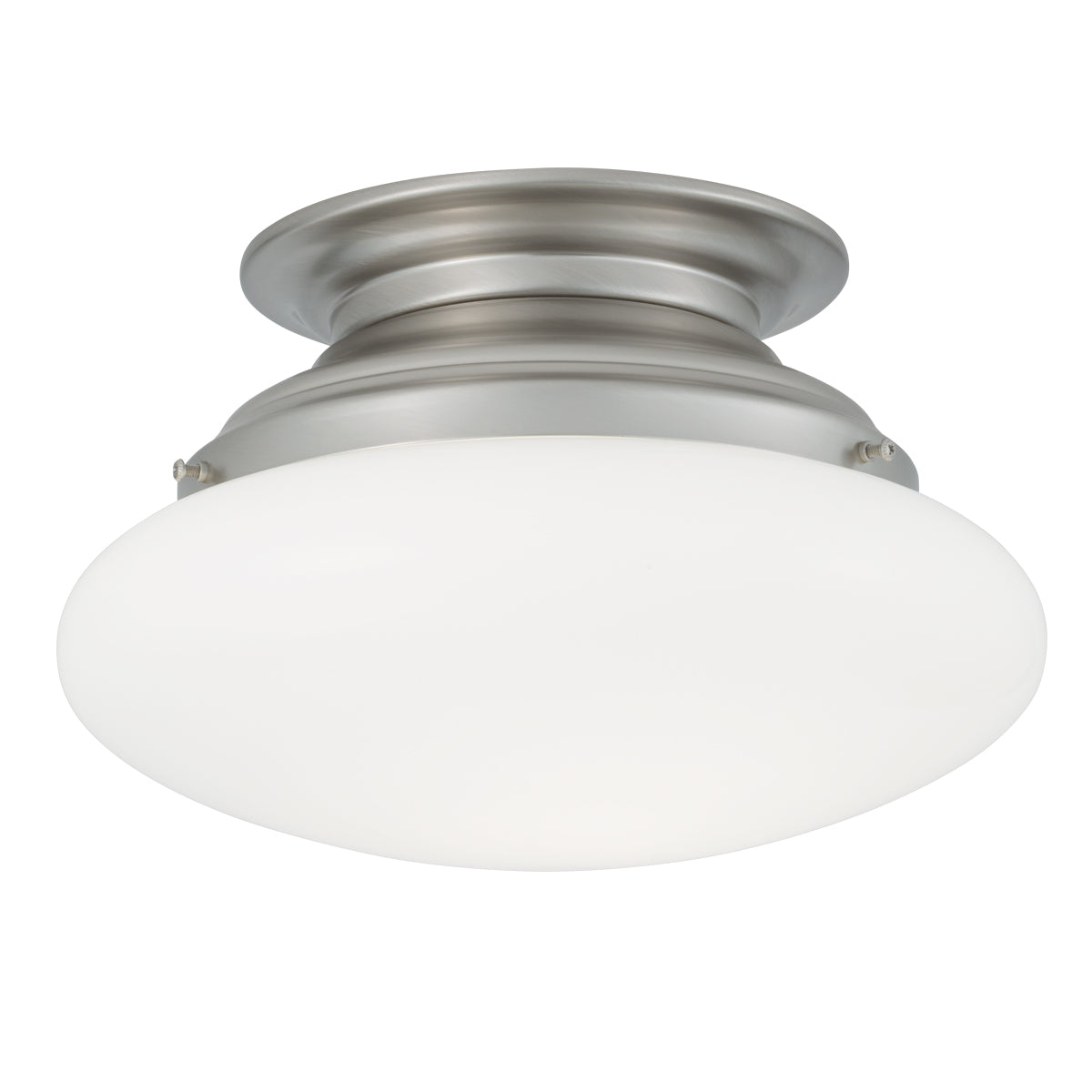 Norwell Lighting - 5370-BN-SO - One Light Flush Mount - Clayton - Brush Nickel